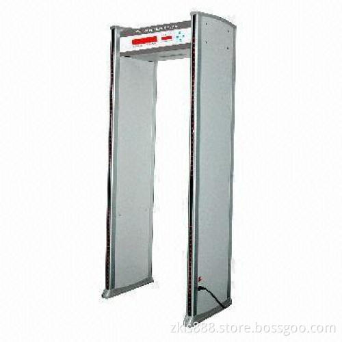 Walk through metal detector gate, high-sensitivity, LED light on both side of panel, OEM marks